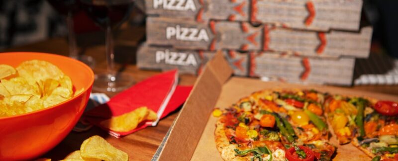 Une délicieuse pizza à l'intérieur. Meilleures Pizzerias de France