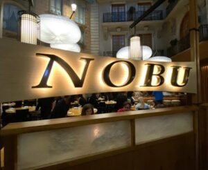 Nobu (Paris). meilleurs restaurants japonais