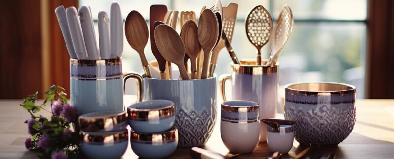 Les élégants ustensiles de cuisine allient harmonieusement praticité et style pour répondre à vos besoins culinaires. meilleurs magasins d'ustensiles de cuisine bon marché en France