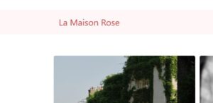 La Maison Rose, Montmartre