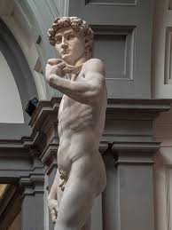 David (Michel-Ange, Galerie de l'Académie, Florence - bien que non française, son influence est immense)